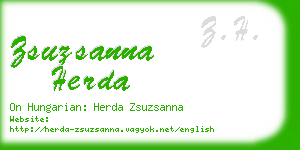 zsuzsanna herda business card